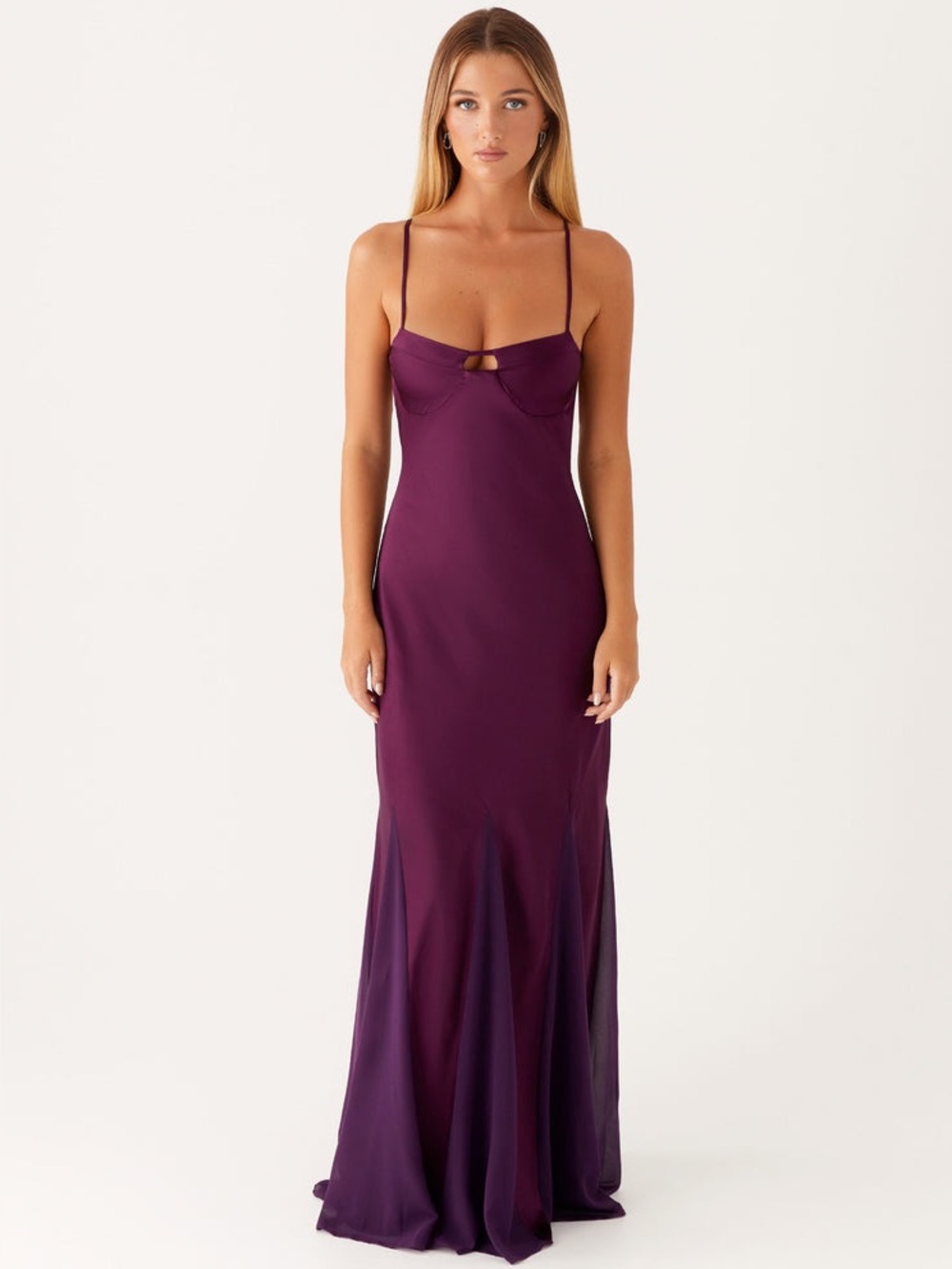 Peppermayo Plum Slip Maxi Dress - Picture 2 of 13